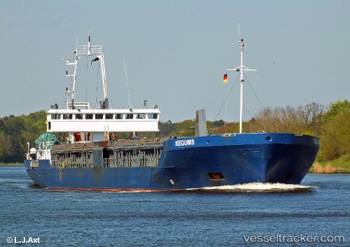 vessel Kegums IMO: 8813972, General Cargo Ship
