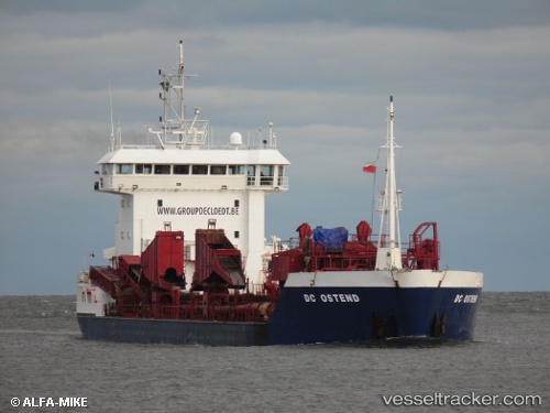 vessel Dc Ostend IMO: 8900713, Hopper Dredger
