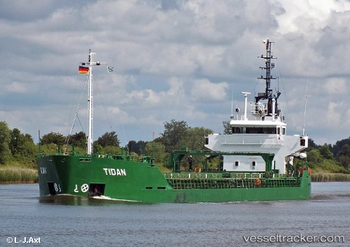 vessel Tidan IMO: 8902589, General Cargo Ship
