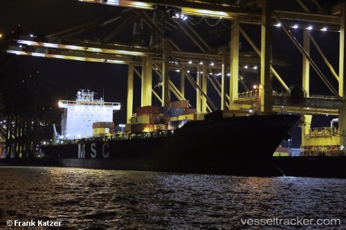 vessel Msc Santhya IMO: 8913411, Container Ship
