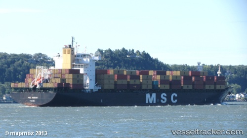 vessel Msc Jordan IMO: 8918980, Container Ship
