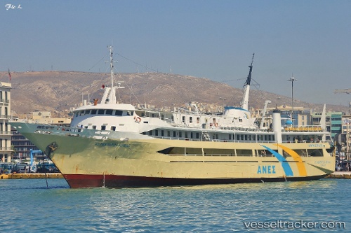 vessel Ag Nektarios Aiginas IMO: 8969343, Passenger Ro Ro Cargo Ship
