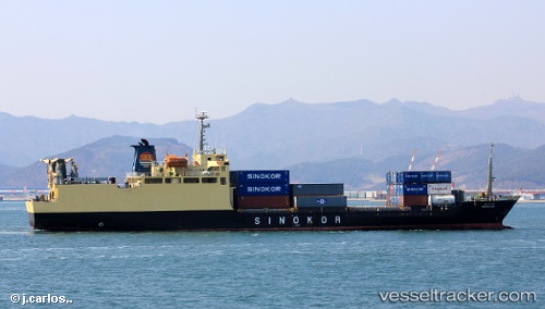 vessel Sinokor Ulsan IMO: 9000261, Container Ship
