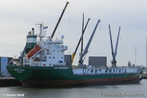 vessel Green Ocean IMO: 9001916, Refrigerated Cargo Ship
