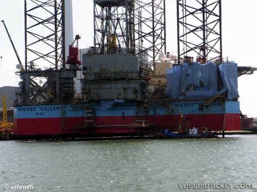 vessel Maersk Gallant IMO: 9002568, Drilling Ship
