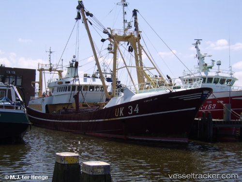 vessel Uk34 Kobus Jr IMO: 9039212, Fishing Vessel
