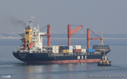 vessel Msc.agata IMO: 9057173, Container Ship
