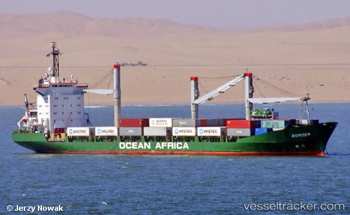 vessel Border IMO: 9063988, Container Ship
