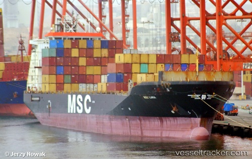 vessel Msc Lara IMO: 9064748, Container Ship
