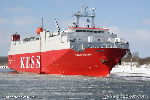 vessel Weser Highway IMO: 9065417, Vehicles Carrier
