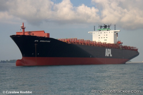 vessel Apl Singapore IMO: 9074547, Container Ship
