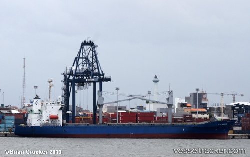 vessel Sinar Belawan IMO: 9077202, Container Ship
