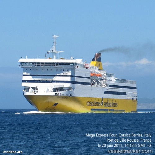 vessel Mega Express Four IMO: 9086590, Passenger Ro Ro Cargo Ship
