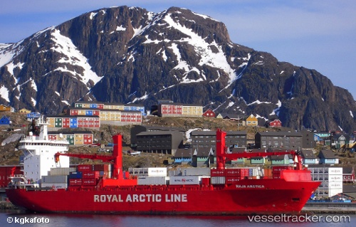 vessel Naja Arctica IMO: 9100229, Container Ship
