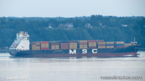 vessel Msc Canberra IMO: 9102722, Container Ship
