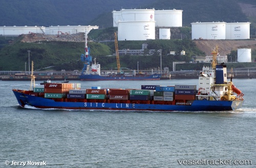 vessel Zhong Lian Hai Xia IMO: 9104990, Container Ship
