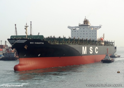 vessel Msc Samantha IMO: 9110377, Container Ship
