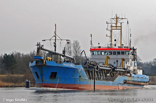 vessel Hegemann 1 IMO: 9113070, Hopper Dredger
