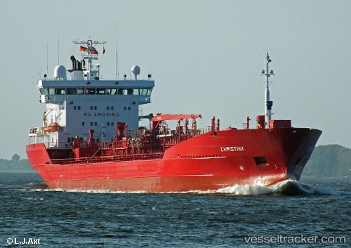 vessel Christina IMO: 9118496, Chemical Oil Products Tanker
