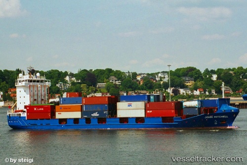 vessel Abanoz IMO: 9121857, Container Ship
