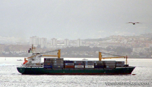 vessel Boundary IMO: 9126998, Container Ship
