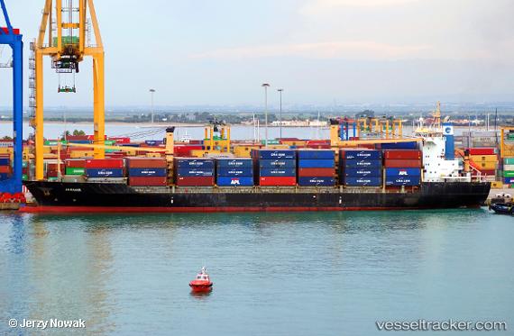 vessel Jaguar IMO: 9127007, Container Ship
