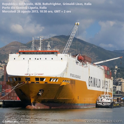 vessel Repubblicadelbrasile IMO: 9138422, Vehicles Carrier
