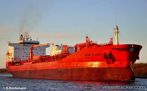 vessel Bow Flora IMO: 9143207, Chemical Oil Products Tanker
