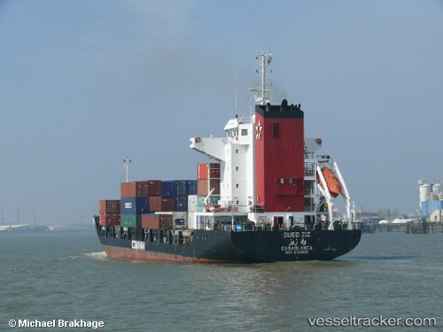 vessel Oued Ziz IMO: 9143855, Container Ship