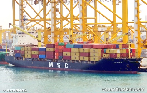 vessel MSC POSITANO IMO: 9154191, Container Ship