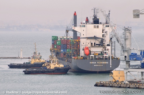 vessel 'MV HANSA FLENSBURG' IMO: 9155365, 
