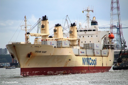 vessel Crown Ruby IMO: 9159103, Refrigerated Cargo Ship

