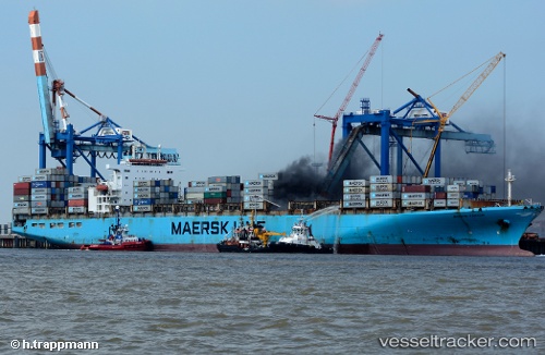 vessel Maersk Karachi IMO: 9162215, Container Ship
