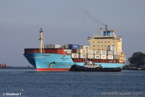 vessel Maersk Ahram IMO: 9164225, Container Ship
