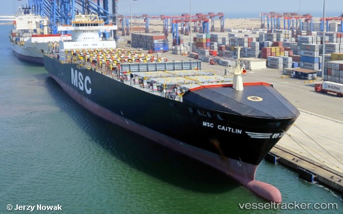 vessel Msc Caitlin IMO: 9169043, Container Ship
