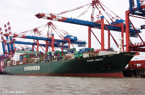 vessel Ever Unity IMO: 9169158, Container Ship
