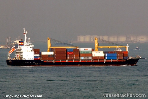 vessel Tanto Terang IMO: 9169653, Container Ship
