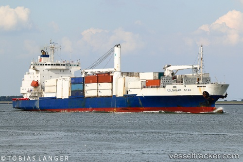 vessel Colombian Star IMO: 9172480, Refrigerated Cargo Ship
