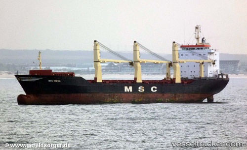 vessel Msc Sheila IMO: 9180968, Bulk Carrier
