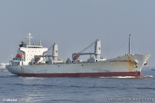 vessel Pacific Magnolia IMO: 9185334, Refrigerated Cargo Ship
