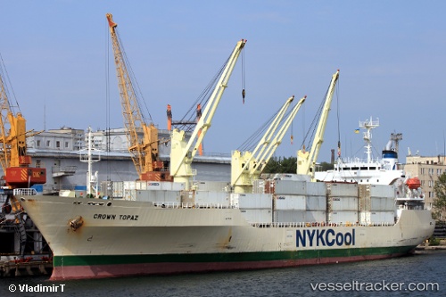 vessel Crown Topaz IMO: 9191498, Refrigerated Cargo Ship
