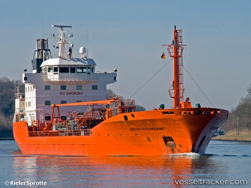 vessel DUTCH AQUAMARINE IMO: 9191656, Chemical/Oil Products Tanker