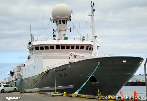 vessel Arni Fridriksson IMO: 9192404, Fishing Support Vessel
