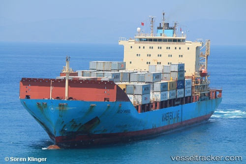 vessel Nele Maersk IMO: 9192442, Container Ship