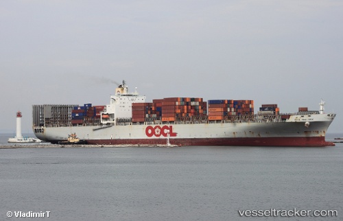 vessel Oocl New York IMO: 9198109, Container Ship
