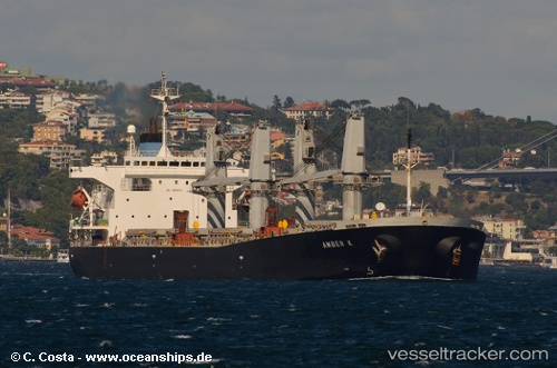 vessel 'AMBER L' IMO: 9200354, 