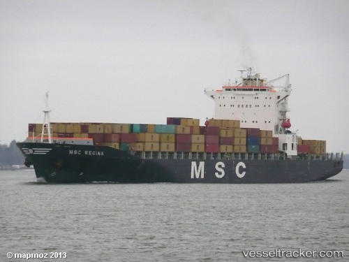 vessel Msc Regina IMO: 9202651, Container Ship
