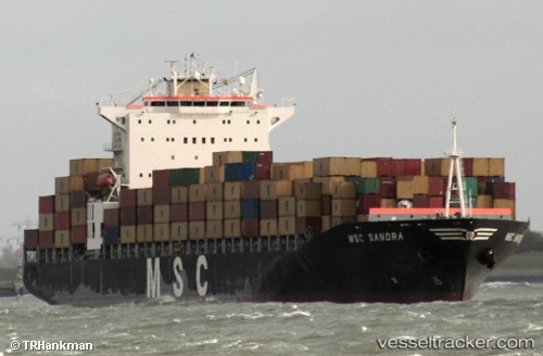 vessel Msc Sandra IMO: 9203954, Container Ship
