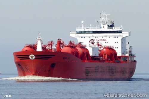vessel Bow Sky IMO: 9215268, Chemical Oil Products Tanker
