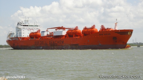 vessel Bow Sirius IMO: 9215294, Chemical Oil Products Tanker
